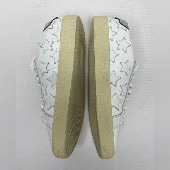 Saint Laurent Court Classic California Leather Sneaker Size 38 Pink Star - Picture 9 of 13